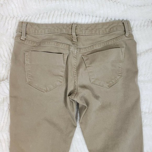 Mossimo Womens Olive Regular Fit Mid Rise Comfort Denim Jegging Jeans Size 24 - Picture 4 of 8